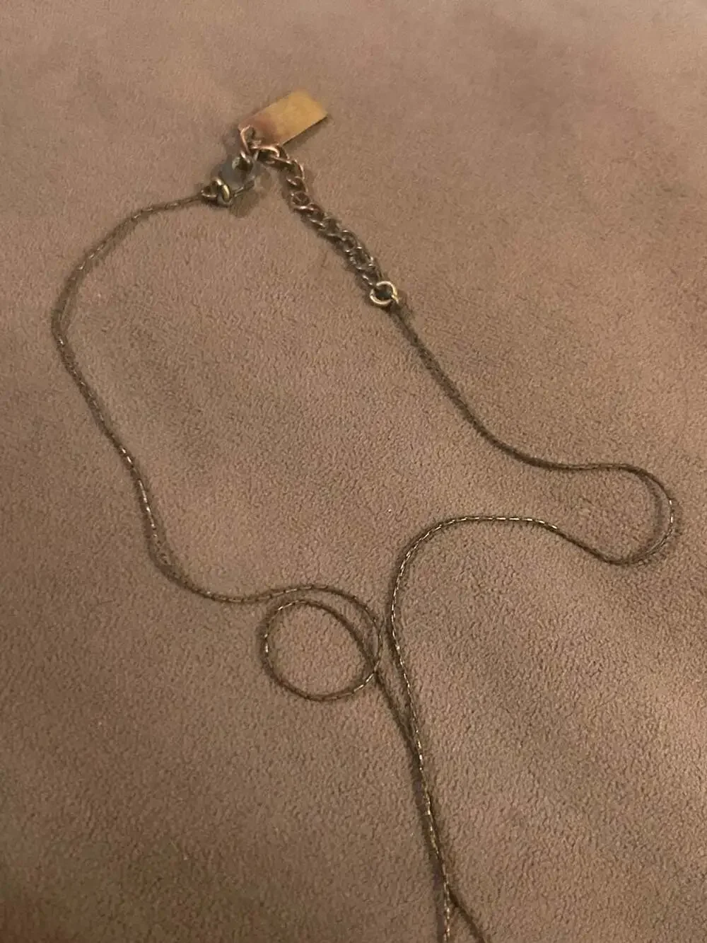 Elisabetta Ricciardi Teardrop Pendant Necklace with Rhinestone Halo